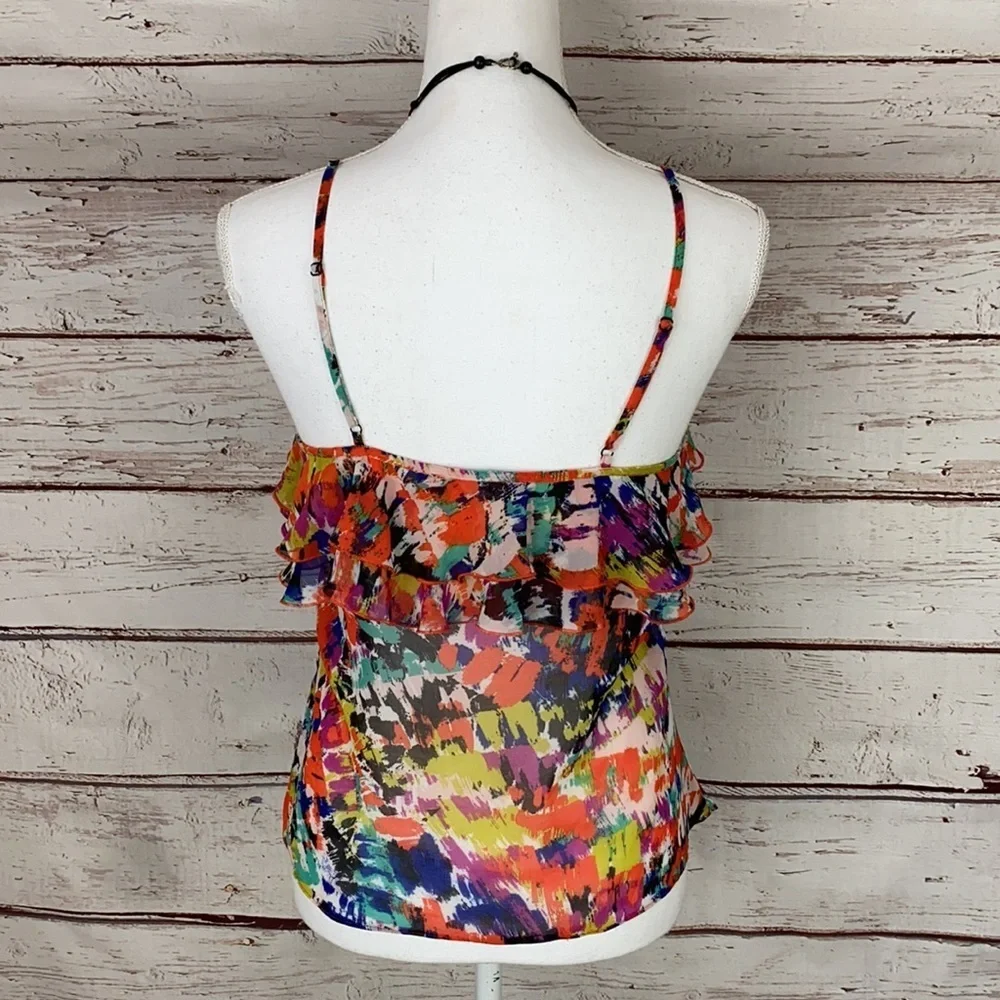 Forever 21 Multicolored Blouse Small - Picture 5 of 9